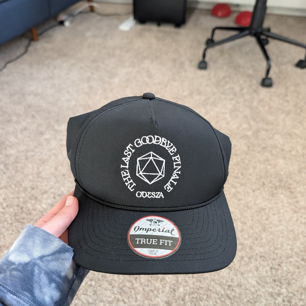 Black ODESZA Embroidered Cap